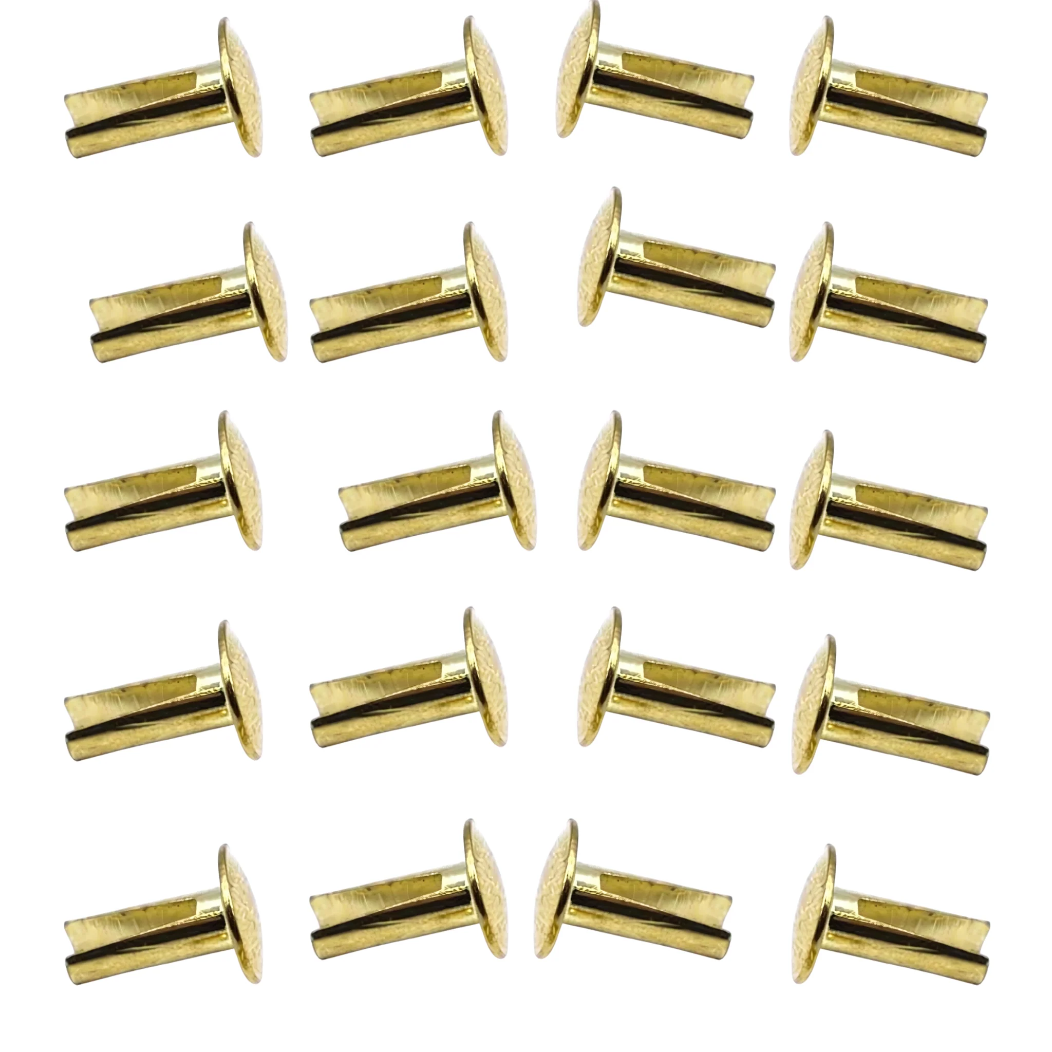 Brass Plated Split Rivets - Image 3