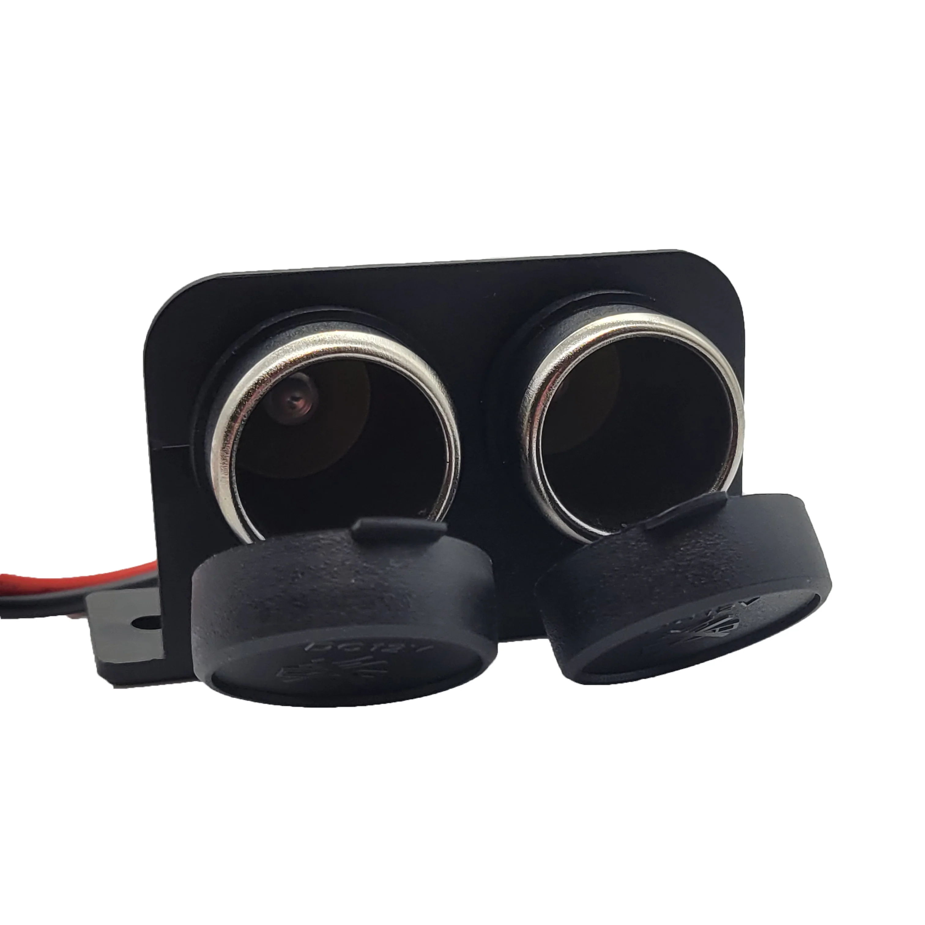 Dual Aux Power Outlet Hardwire Plug Kit For Automobiles with Mounting Hardware - Image 3