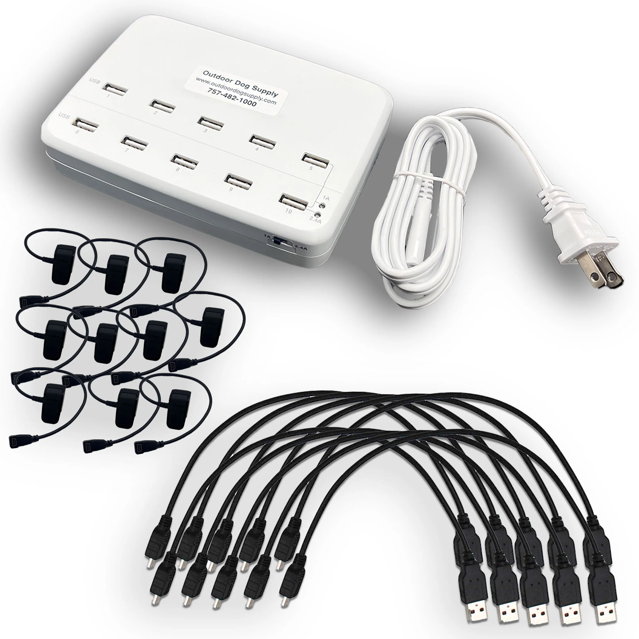 10 Port Multi Charger Accessory for Garmin Alpha & Astro Collars - Image 5