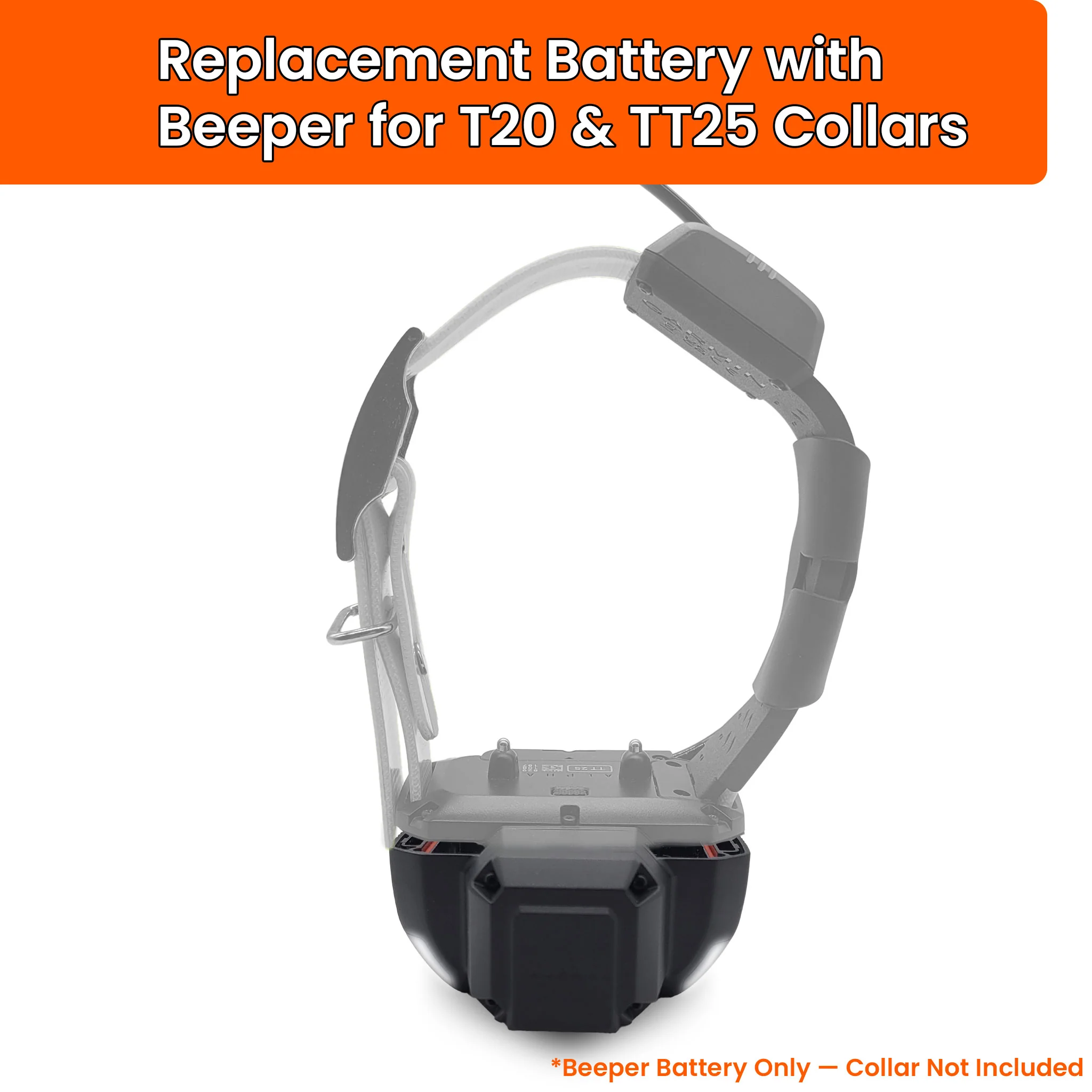 Beeper Battery Pack For Garmin Alpha T20 & TT25 Dog Collar - Image 2