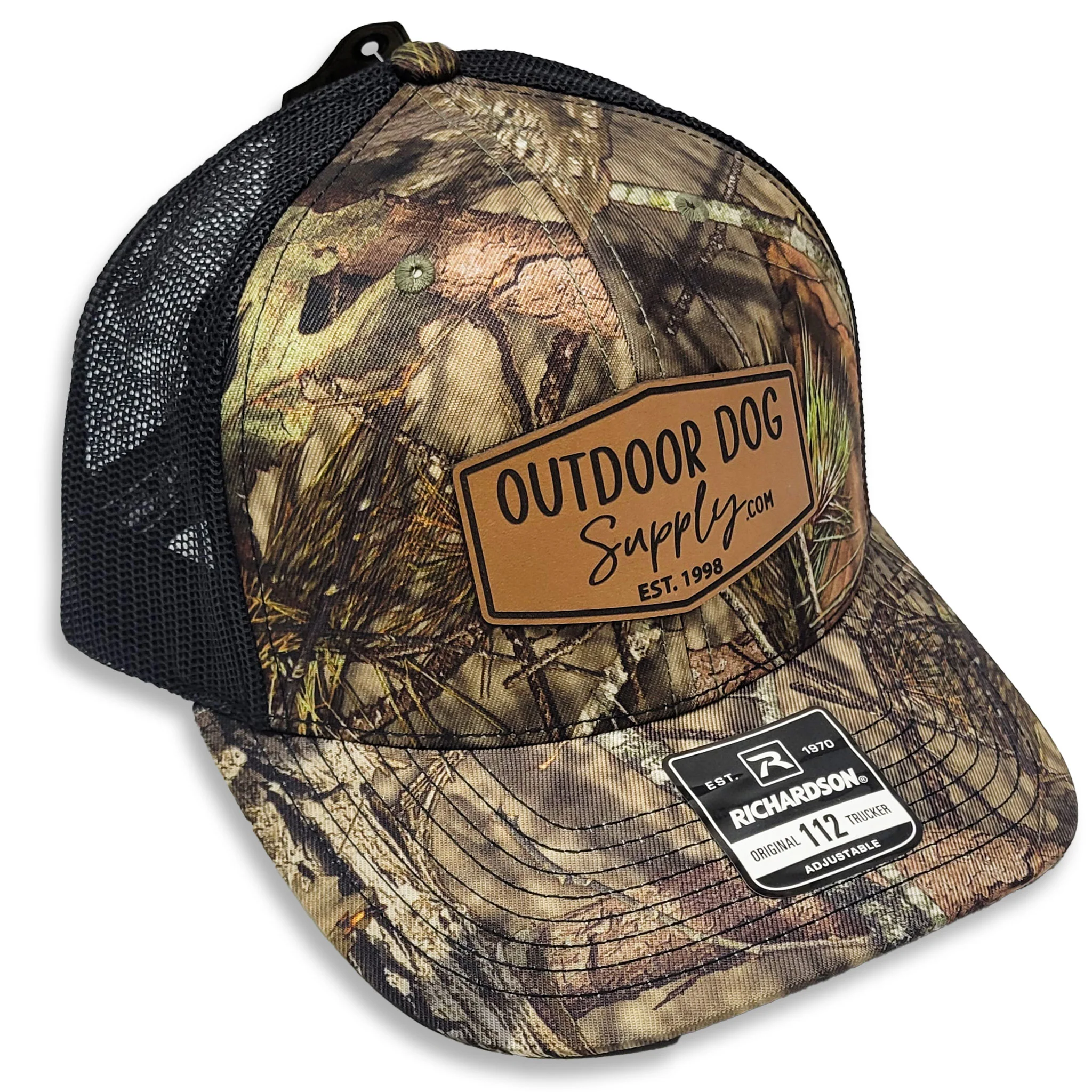 ODS Leather Patch Trucker Hats - Image 11