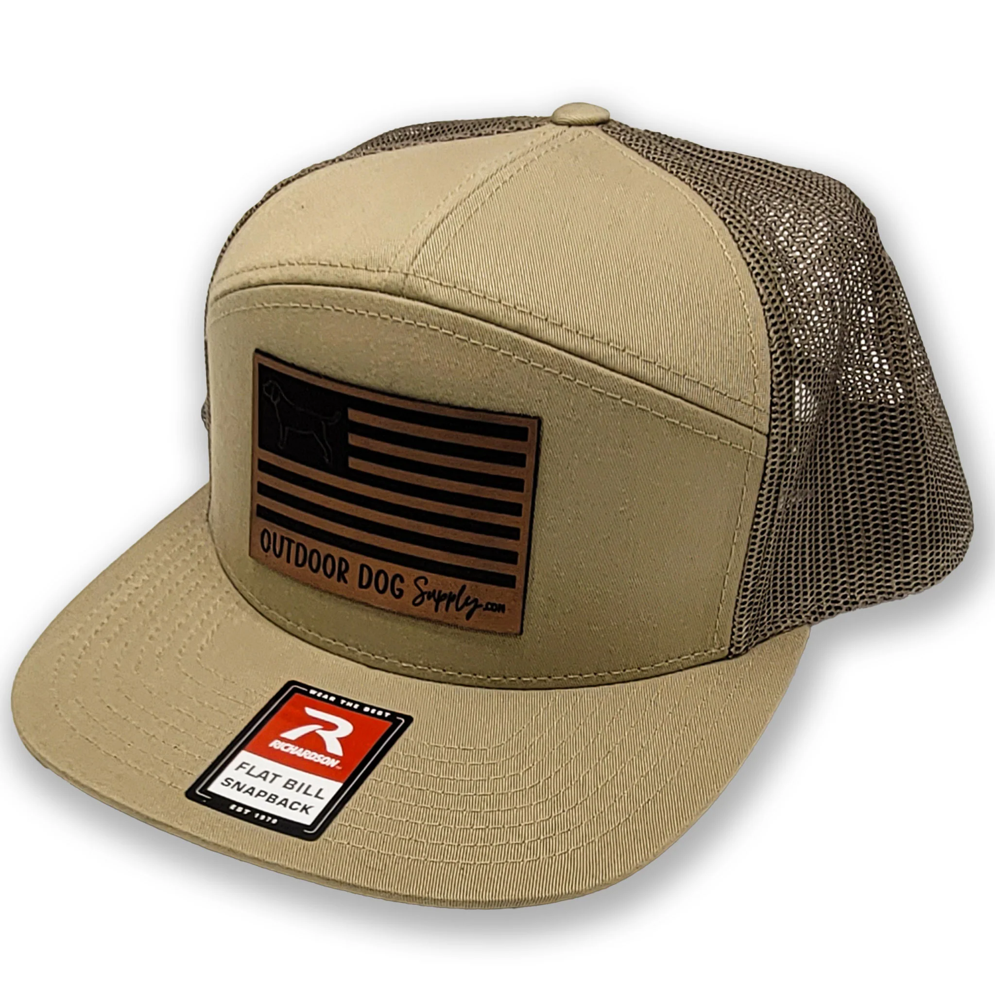 ODS Leather Patch Trucker Hats - Image 7