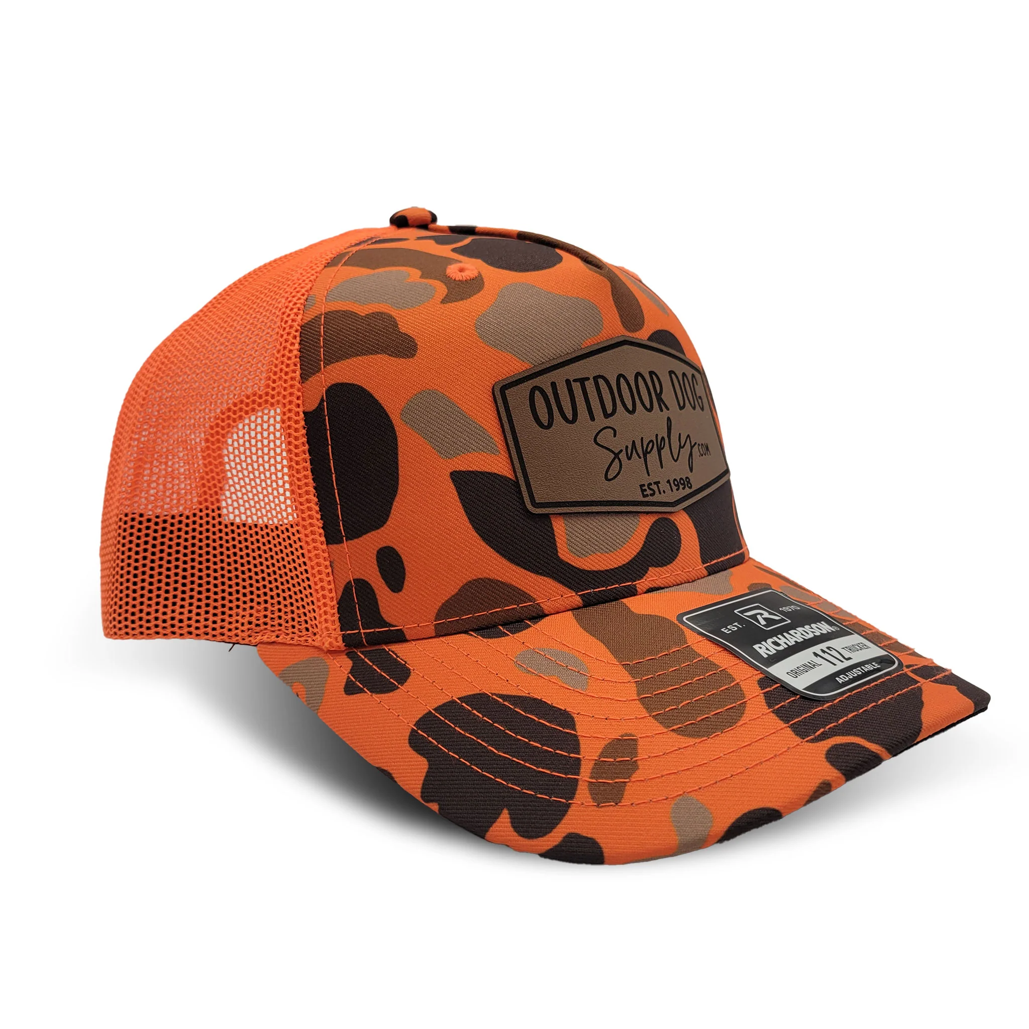 ODS Leather Patch Trucker Hats - Image 9