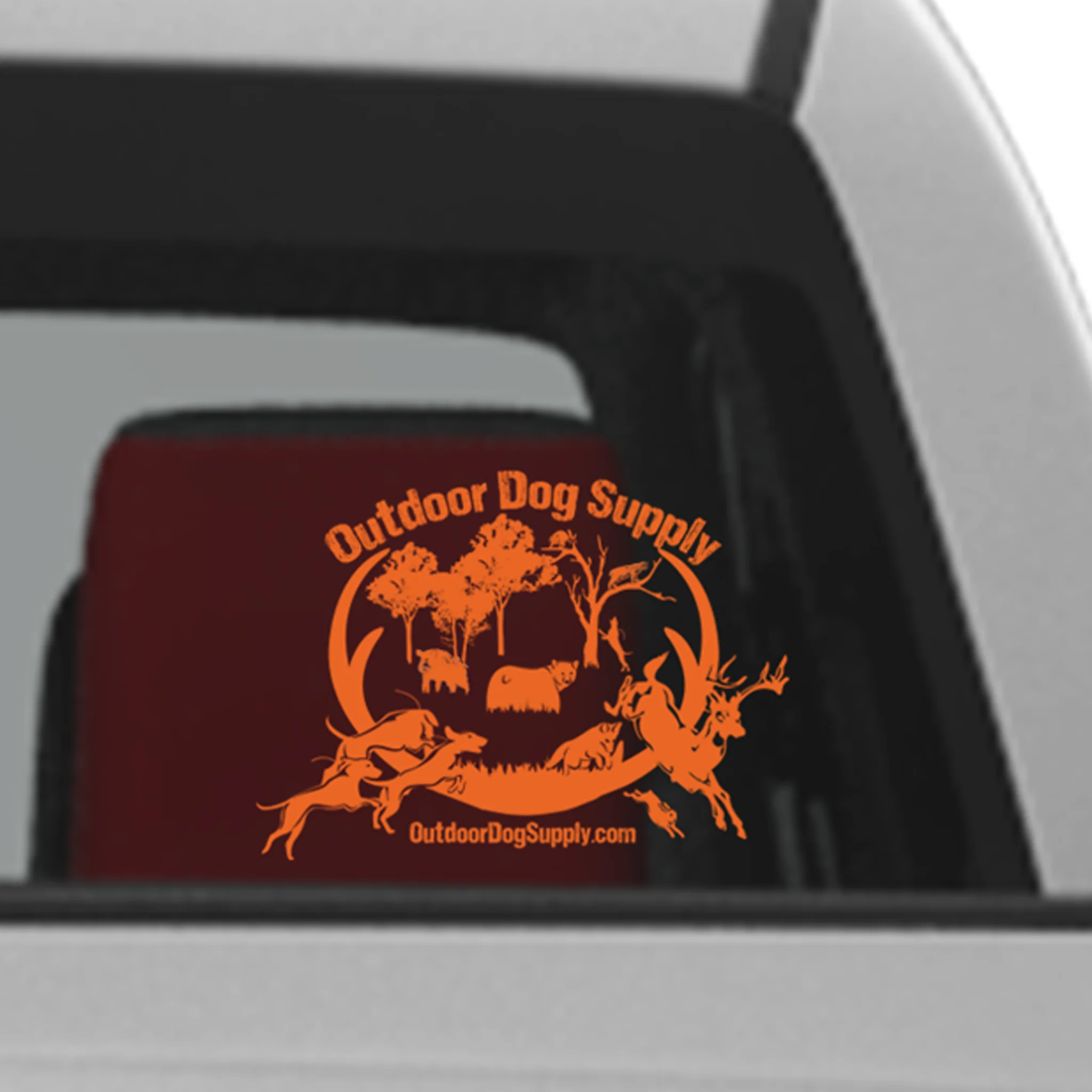 Outdoor Dog Supply Vinyl Truck Sticker - Image 4