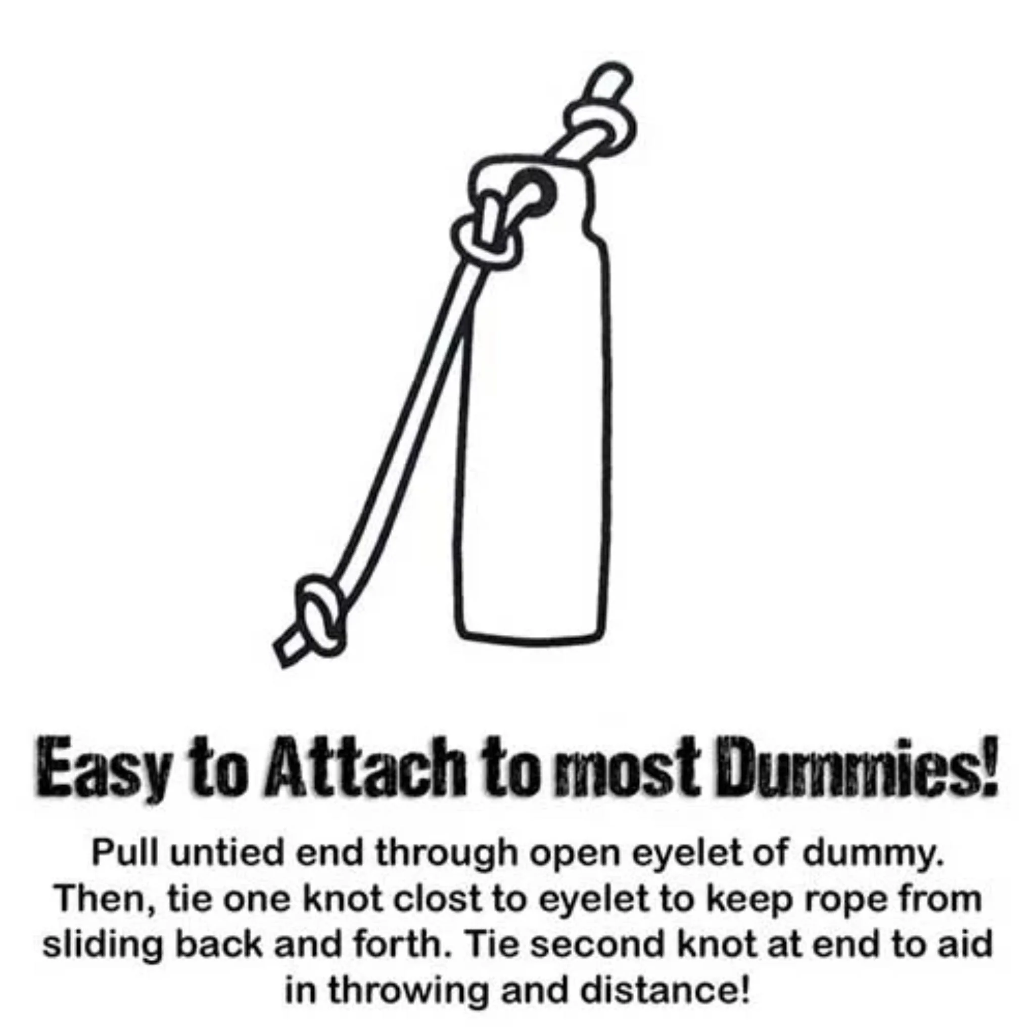 Training Dummy Throw Rope- 3 Pack - Image 3