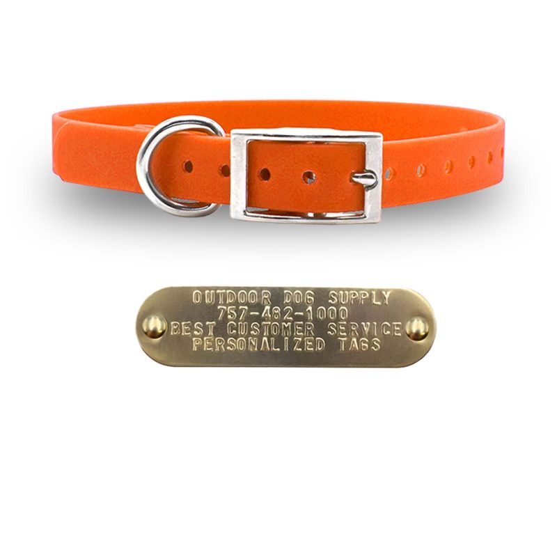 1 tuff skin collars orange