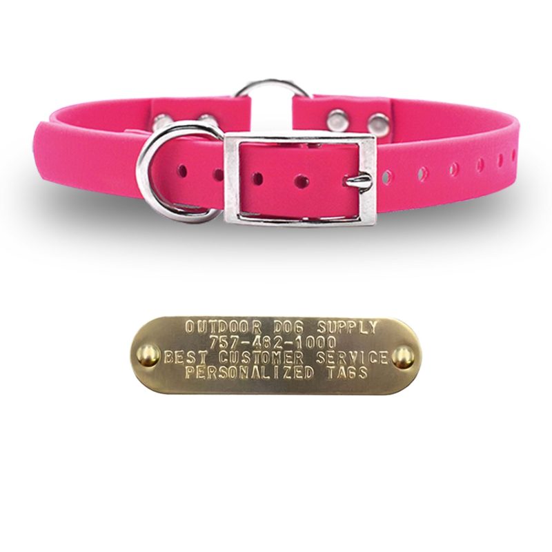 1 tuff skin d and o collars pink