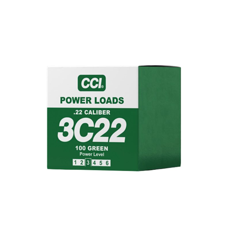 22 Caliber Blank Power Loads Green