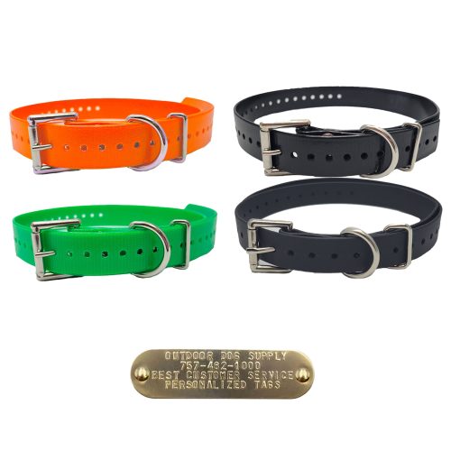 3.4 Double Buckle basic collars Main Tags