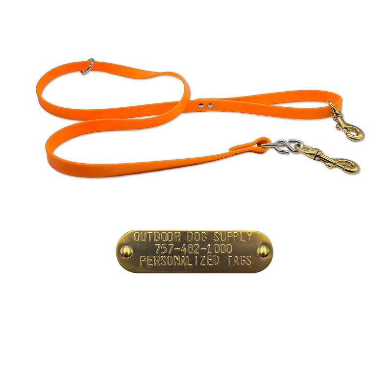 5ft beta leash orange