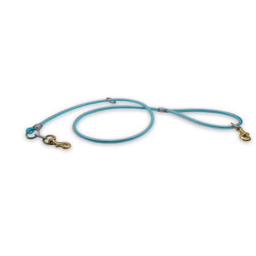 5ft cable leash teal