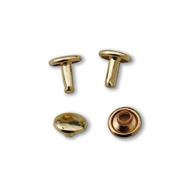 Brass Hammer Rivets 2 Pack