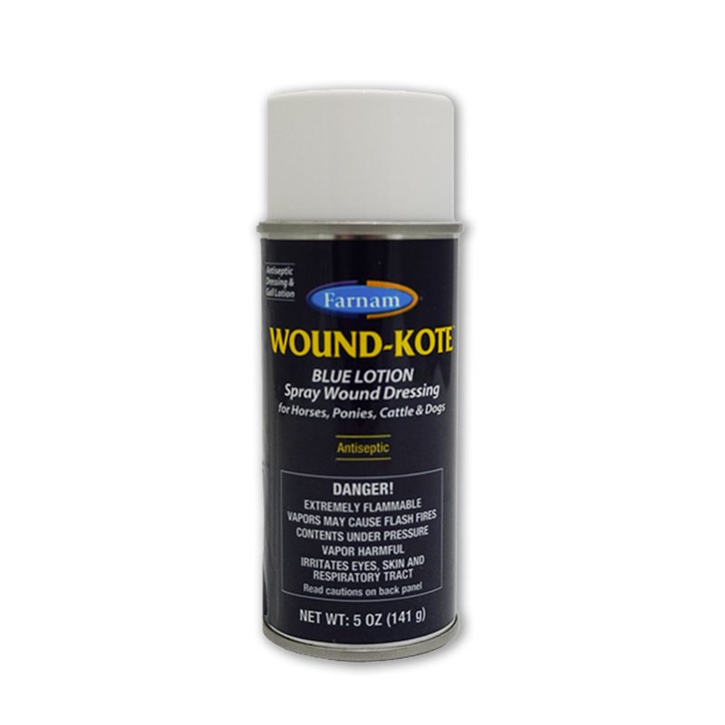 Farnam Wound Kote Blue Lotion Spray Wound Dressing 5 oz