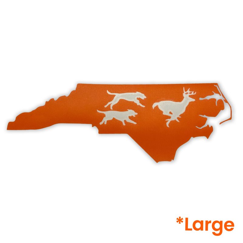 Large NC Deer Orange