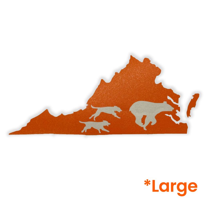 Large VA Bear Orange