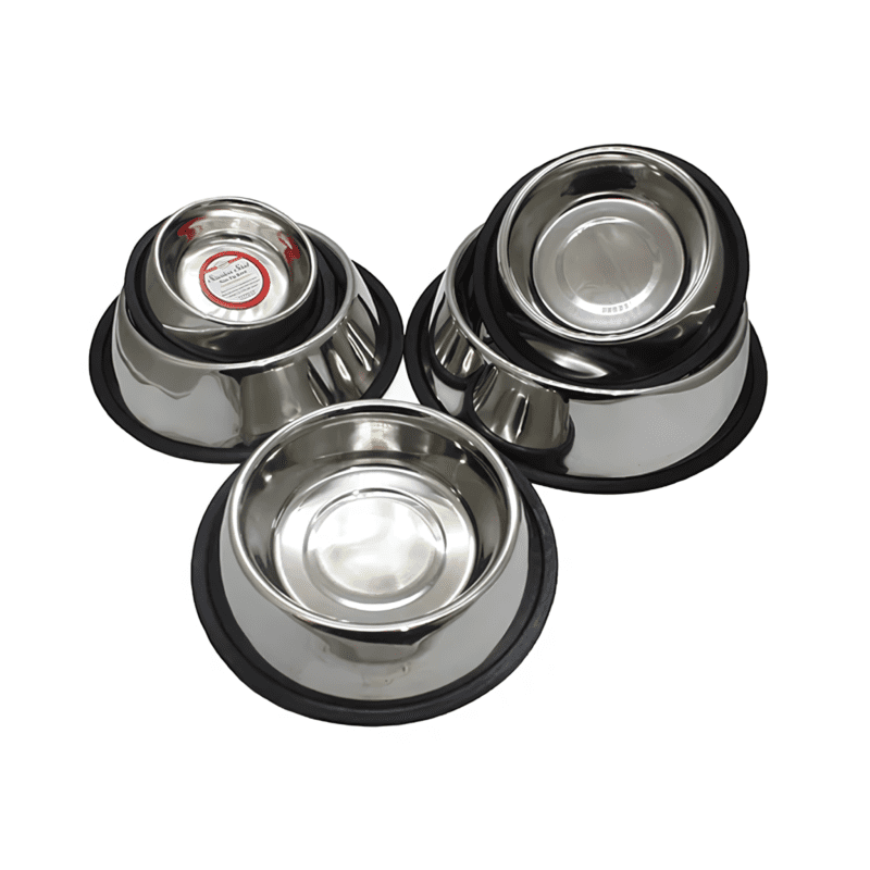 Stainless Steel Non Tip Dog Bowl 2