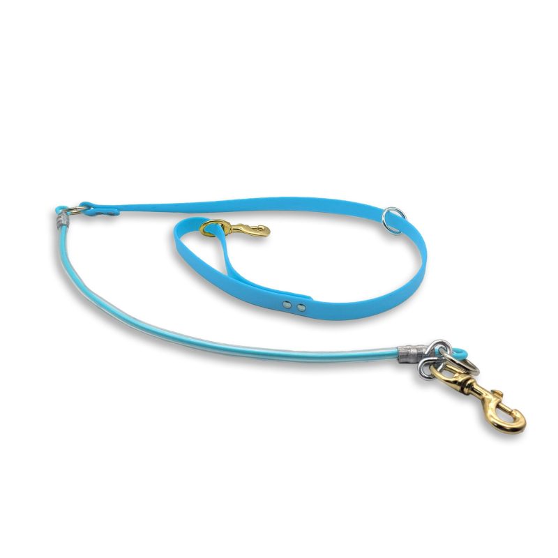 beta cable leash light blue