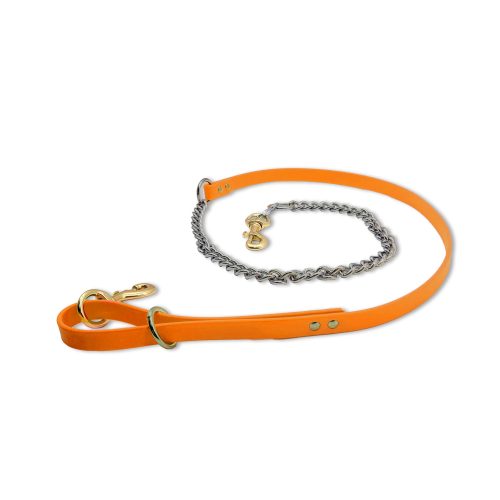 beta chain leash orange