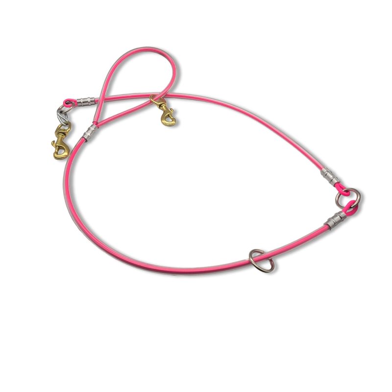 cable cable leash pink