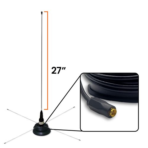 extended mag mount antenna 27 sma