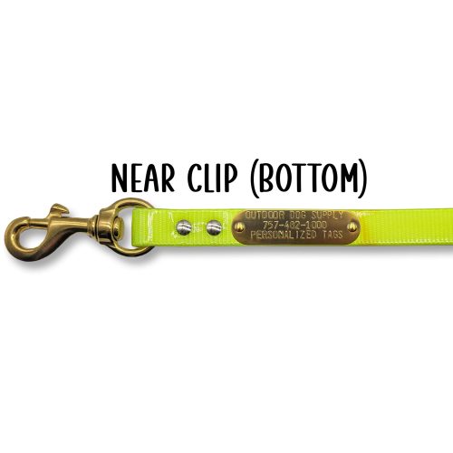 flat leash tag clip