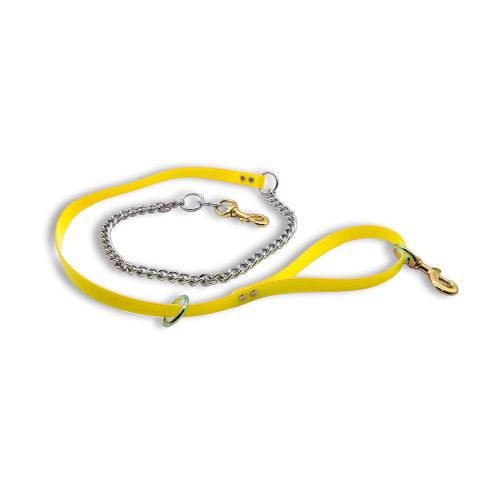 flat tree chain leash yellow