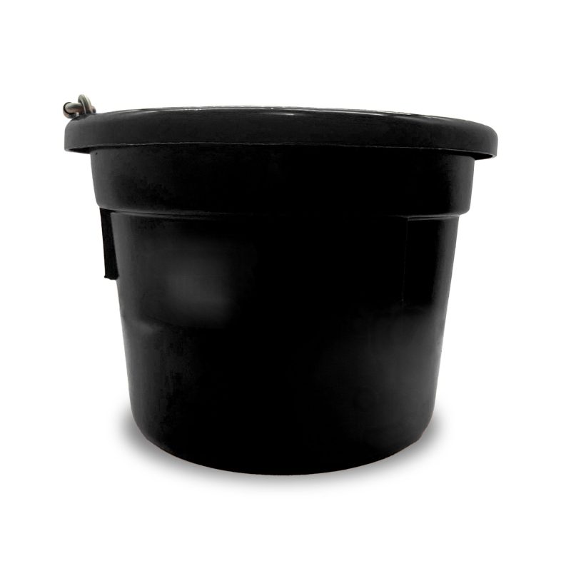 flatback bucket 8qt black