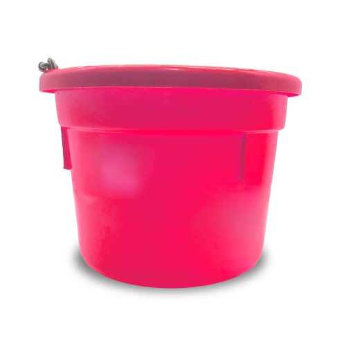 flatback bucket 8qt pink