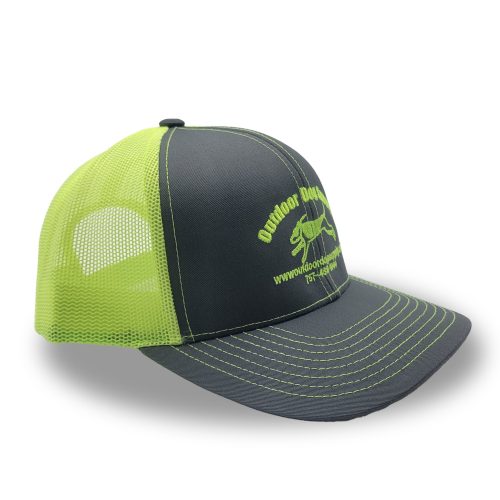 ods trucker hats neon yellow charcoal