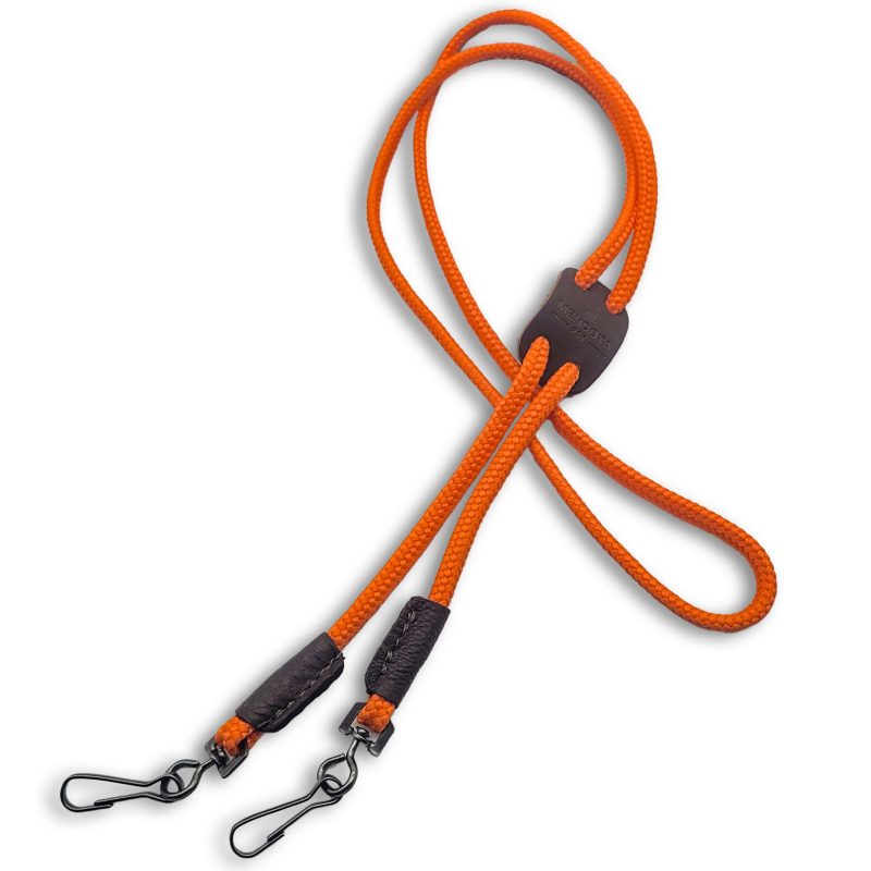 whistle lanyards double orange